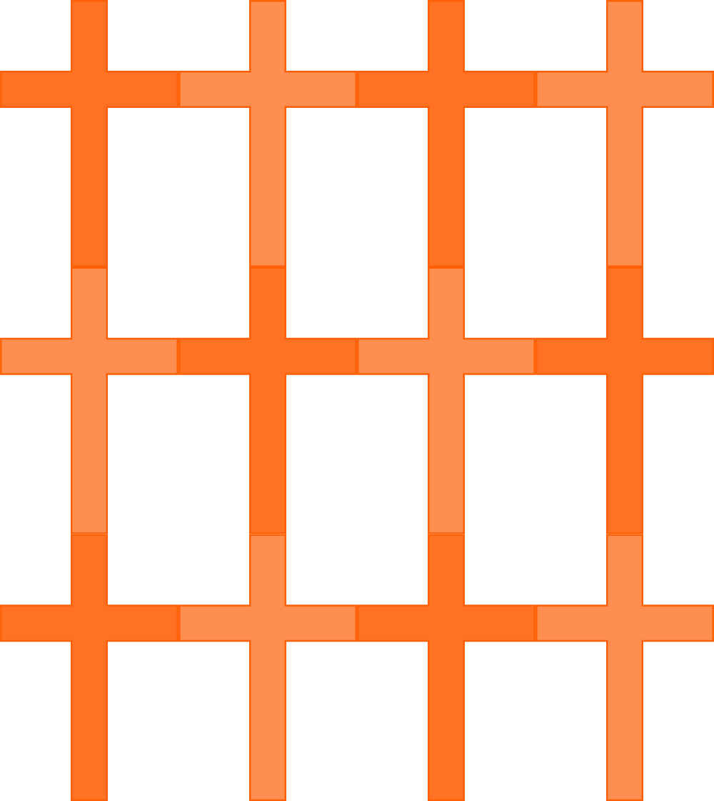 GLORY. cross motif (transparent)