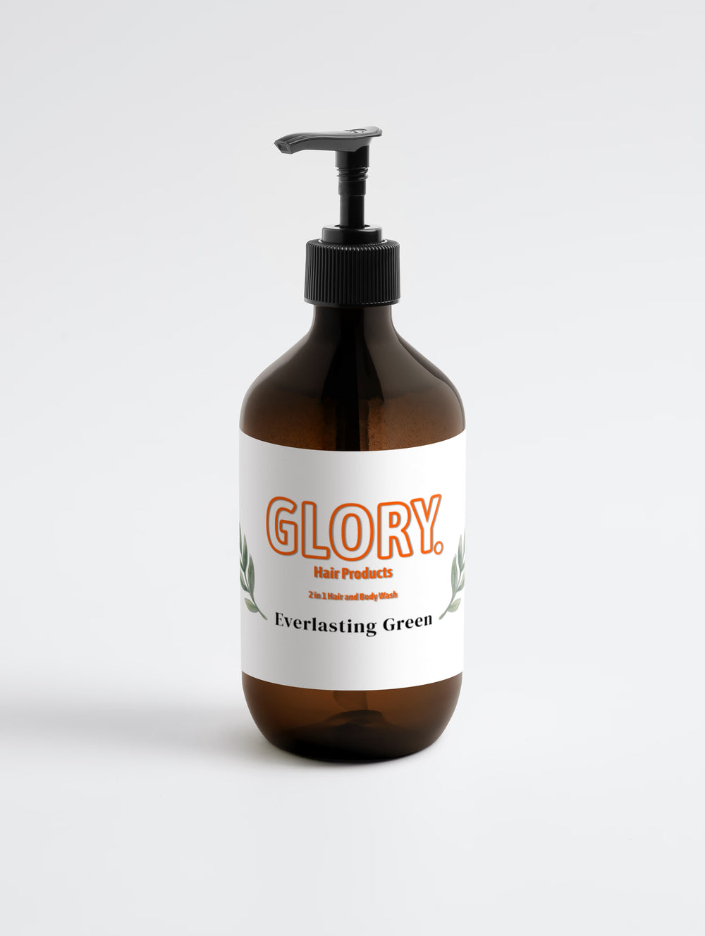 GLORY. 2-in-1 Hair & Body Wash for Men – Volumizing & Cleansing Shower Gel