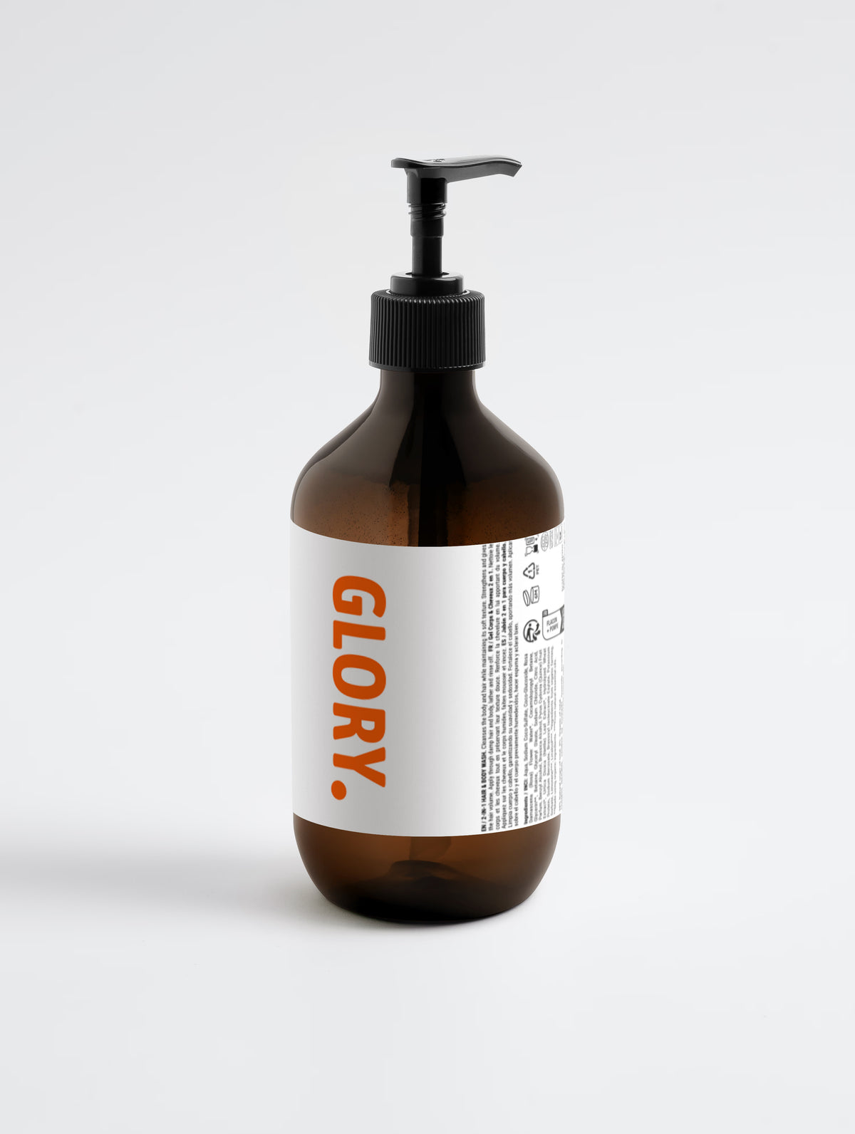 GLORY. 2-in-1 Hair & Body Wash for Men – Volumizing & Cleansing Shower Gel