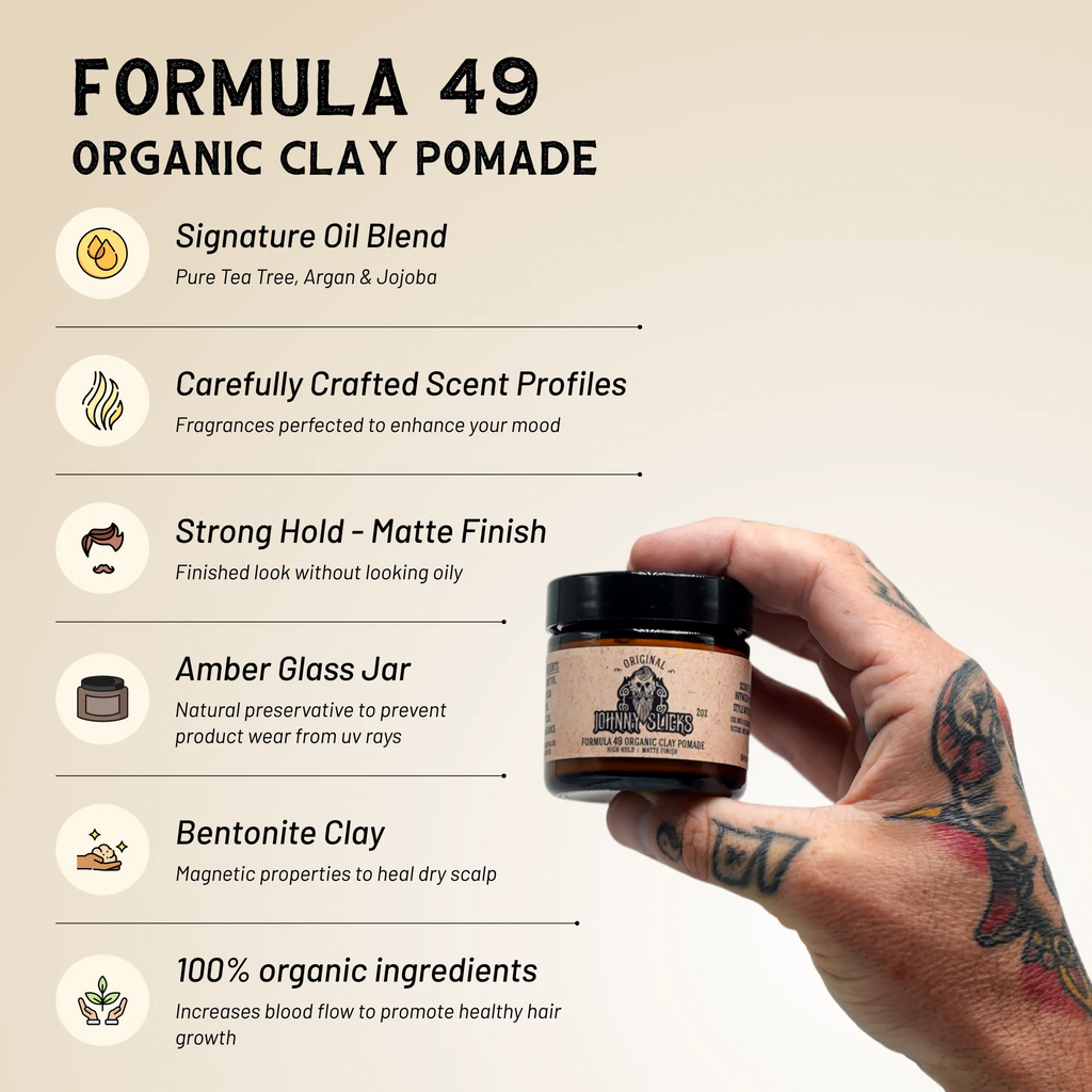 Formula 49 - Organic Clay Pomade